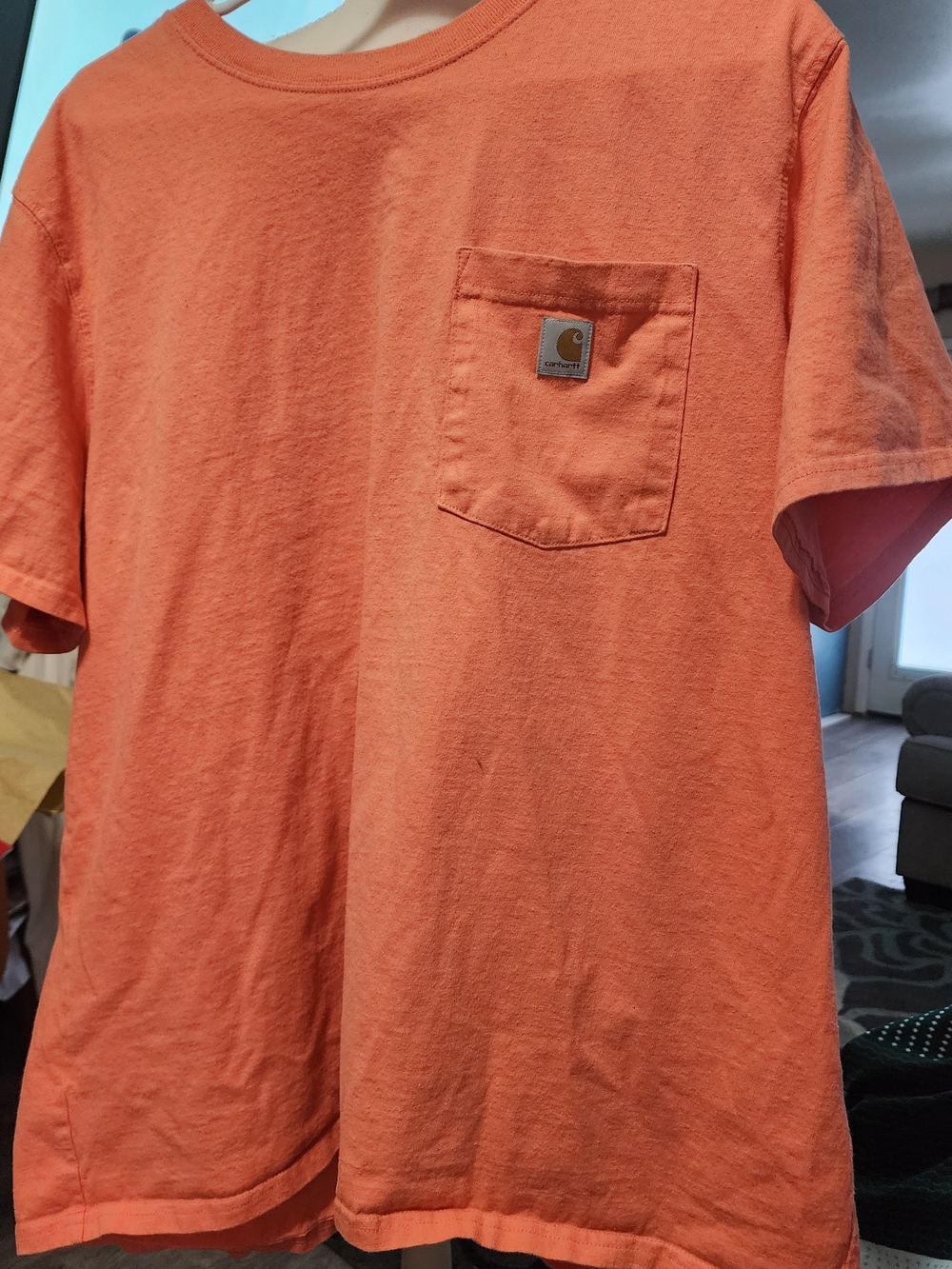 Carhartt Coral Short Sleeve Pocket Tee Sz XXL
